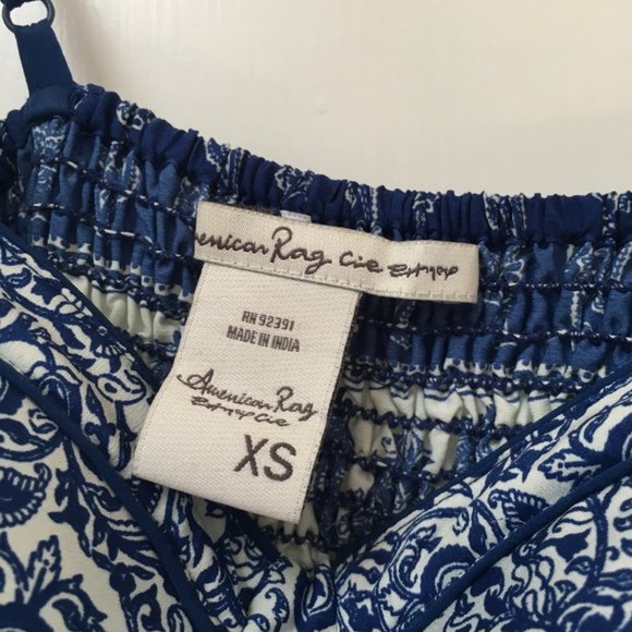 Blue Pattern Skater Dress - Picture 3 of 6